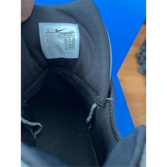 Nike Mens Air Max Infuriate III AJ5898-004 Gray Basketball Shoes Sneakers Sz 14 - Picture 5 of 6